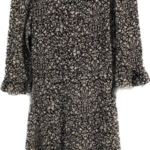 Reformation Doutzen Dress - Black and White Floral